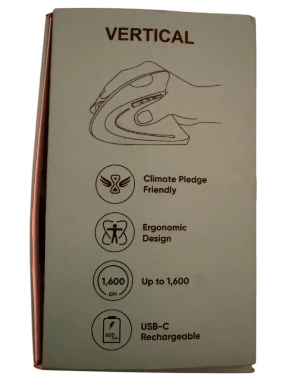 Lekvey XC-05 Ergonomic Optical Vertical Mouse Pink, Model XC-05, MPN XC-05